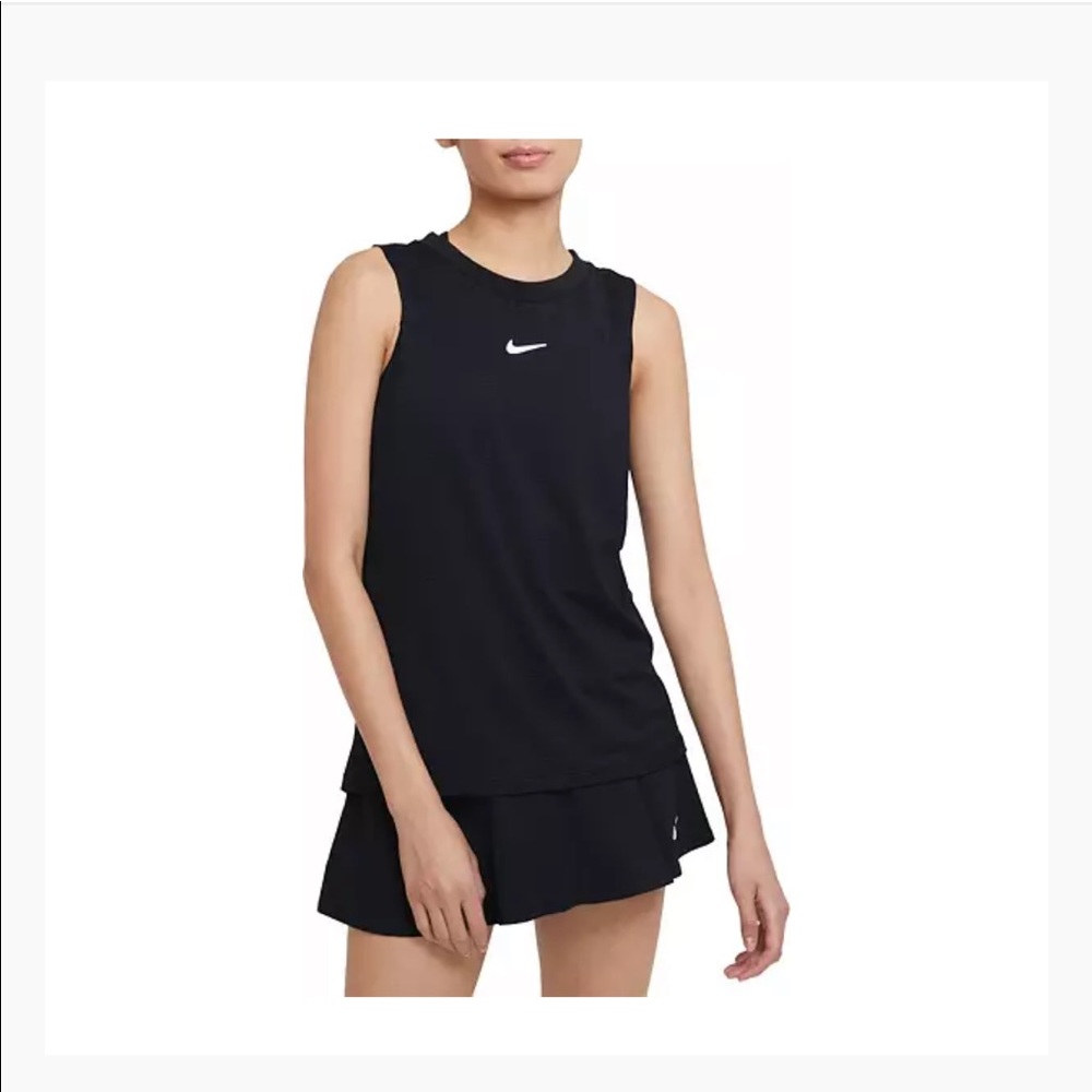 COPY - Nike Women's NikeCourt Advantage Tank Top in Black Size Medium